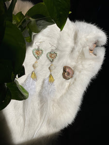 Fairy Opal Dreamcatcher Earrings