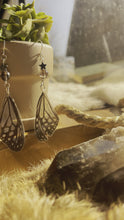 Load and play video in Gallery viewer, Starr - (real!) butterfly wing earring set
