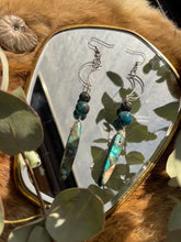 Load and play video in Gallery viewer, Turquoise Moon ~ gemstone earring set

