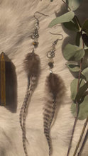 Load and play video in Gallery viewer, Simplicity ~ feather earring set
