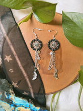 Load image into Gallery viewer, Luna Labradorite ~ dreamcatcher earring set
