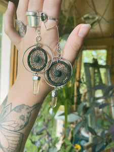 Adrienne ~ Dreamcatcher Earrings (artist collaboration!)